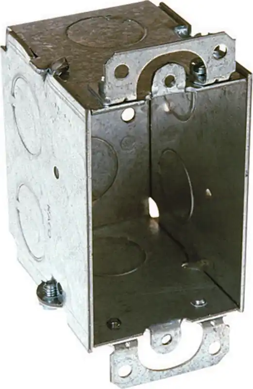 1-gang Steel Welded Conduit Wall Box, 14 Cu. In., Model G602-upc