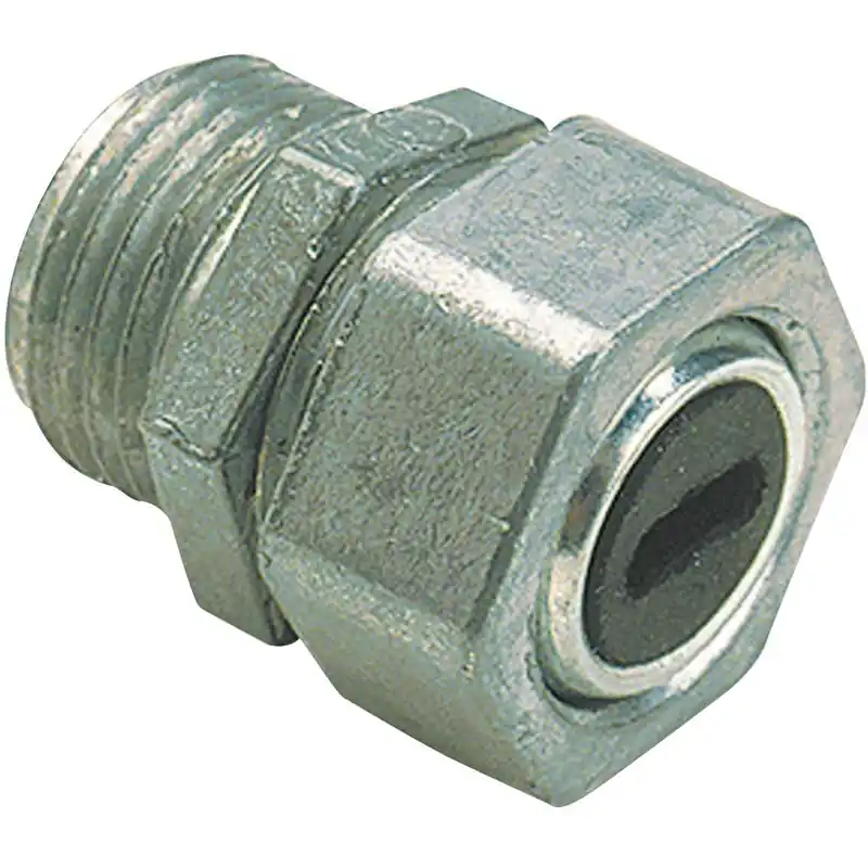 1/2-inch Watertight Cable Connector For Uf Cable - Die Cast Zinc