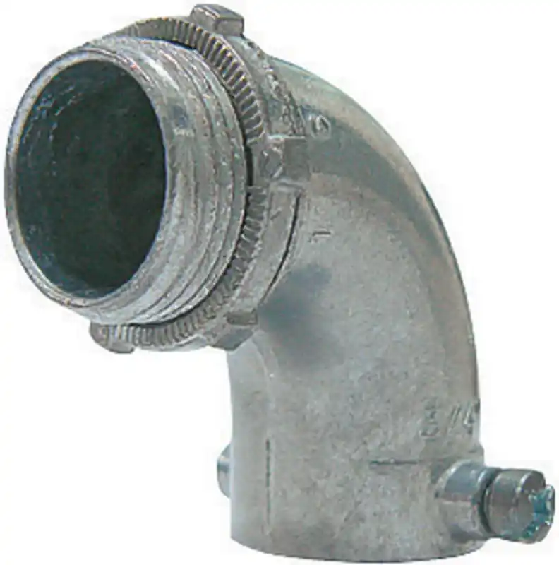 Sigma Engineered Solutions ProConnex 1/2 In. D Die-Cast Zinc 90 Degree Set Screw Connector For EMT 1