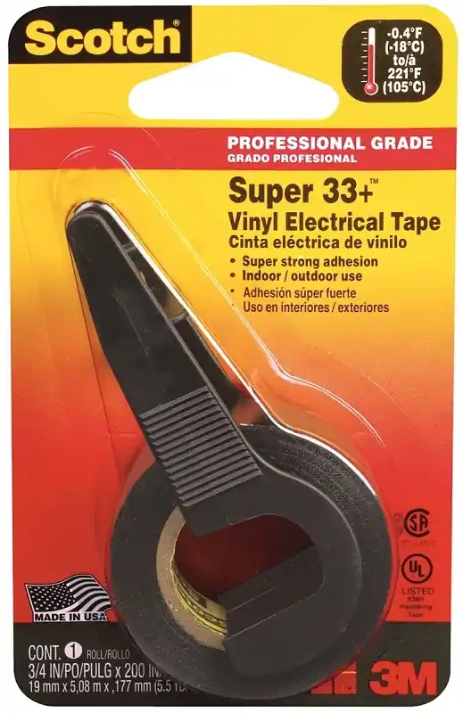 33 Vinyl Electrical Tape, .75 X 200 In.