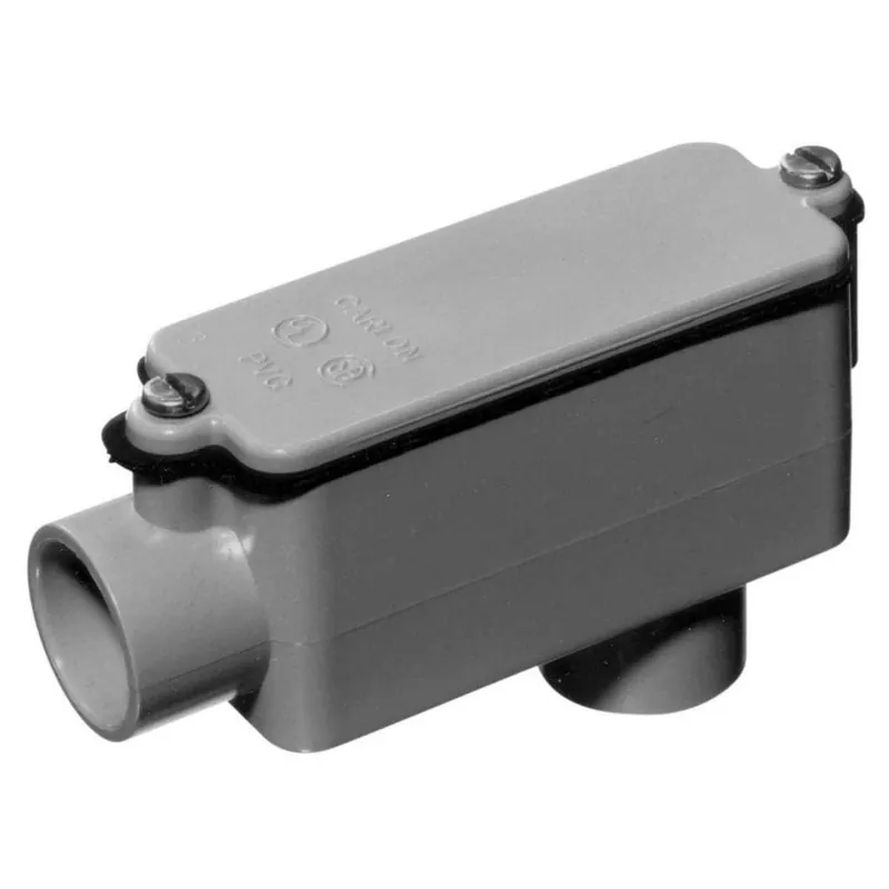 1-1/4 In. Schedule 40 And 80 Pvc Type-lb Conduit Body - Case Of 6
