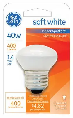 Indoor Spotlight Bulb, 40 Watt