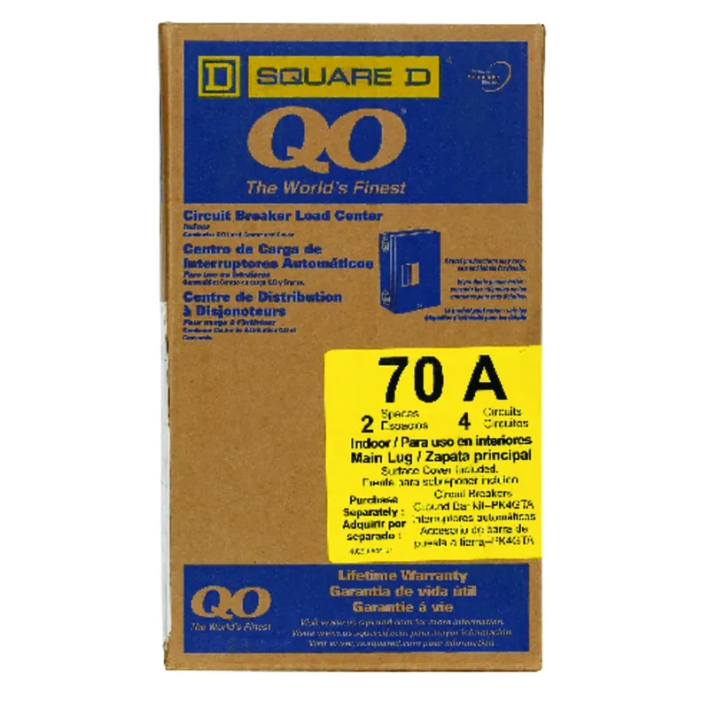 QO 70-Amp Main Lug Load Center