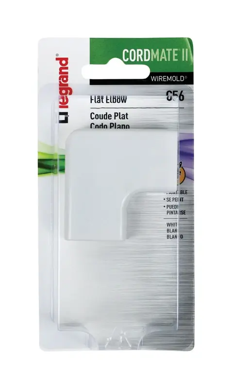 Legrand CordMate II Flat Elbow 1 Pk