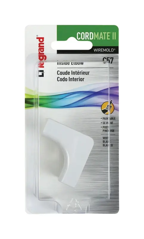 Legrand CordMate II Inside Elbow 1 Pk