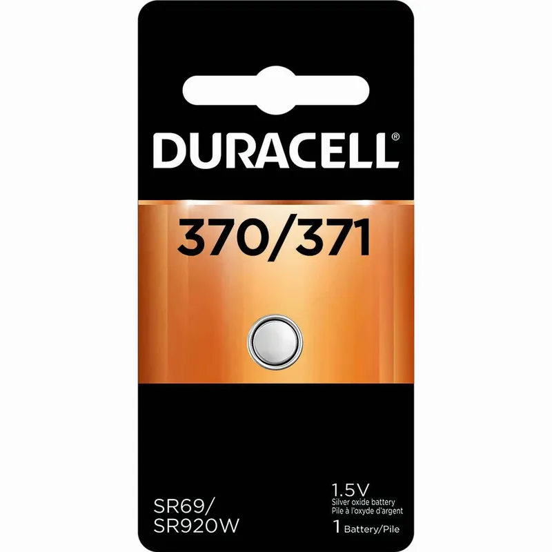 Duracell Silver Oxide 370/371 1.5 V 40 MAh Button Cell Battery 1 Pk
