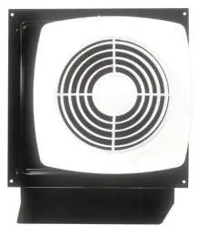 509s Automatic Wall Fan, 180 Cfm, 5.0 Sones, 11-1/2" X 4-1/2" X 8-3/4"