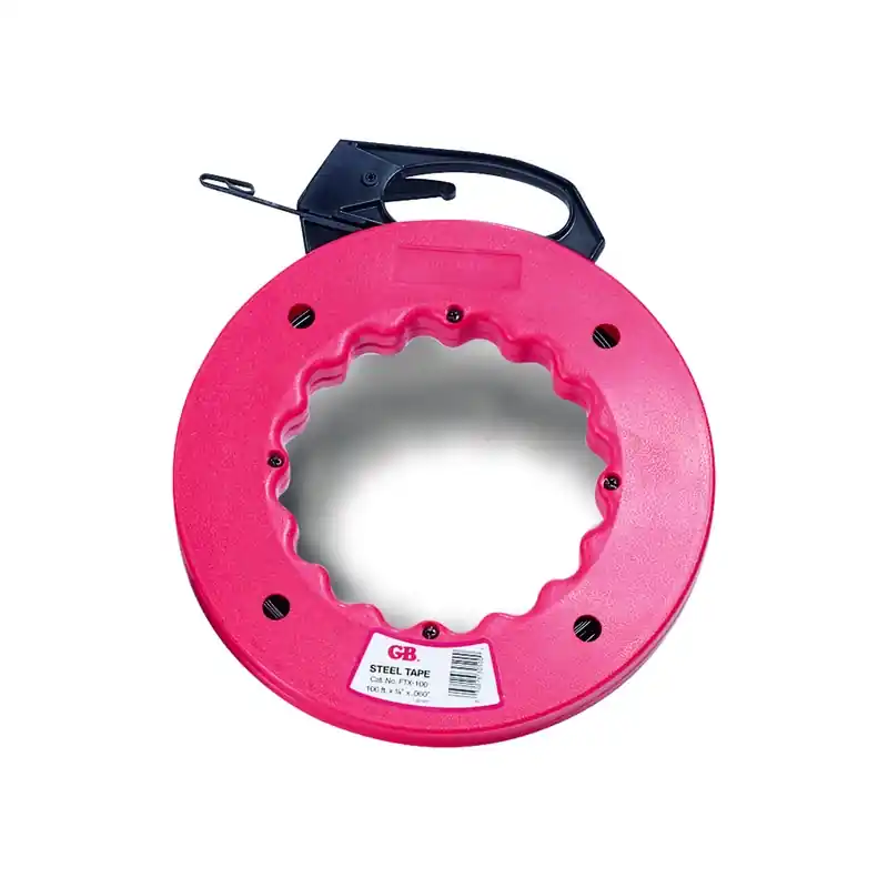 0.1 In. Wide X 50 Ft. Long Steel Fish Tape - Model Fts-50b