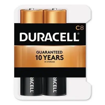 DURACELL Coppertop MN1400 1.5V C Alkaline Battery, 8-pack