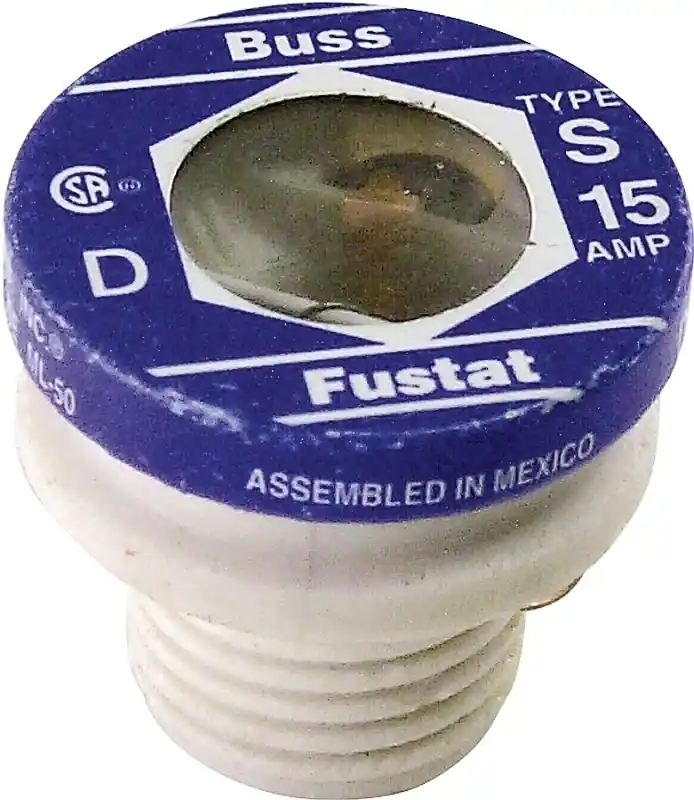 Bussmann 15 Amps Dual Element Tamper Proof Plug 4 Pk