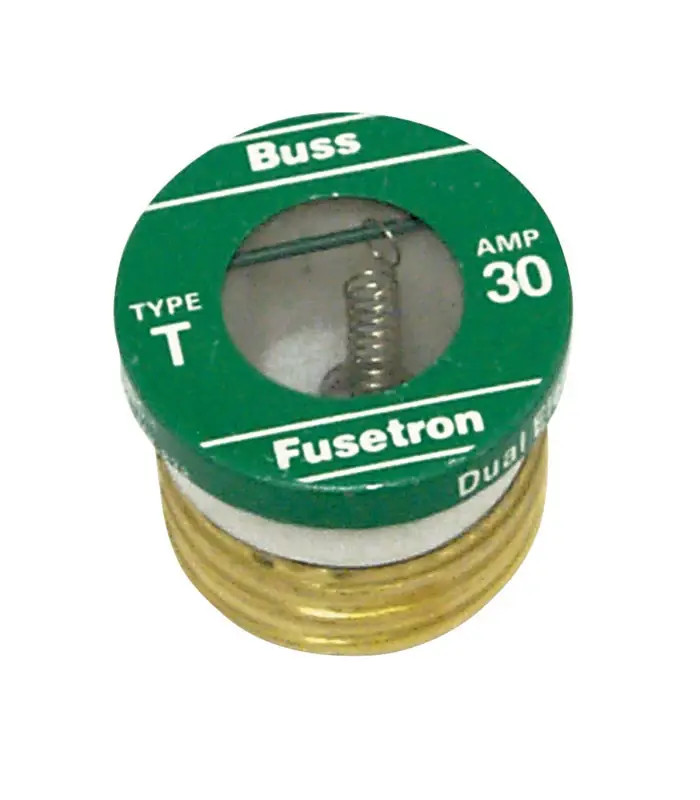 Bussmann 30 Amps Dual Element Plug Fuse 4 Pk