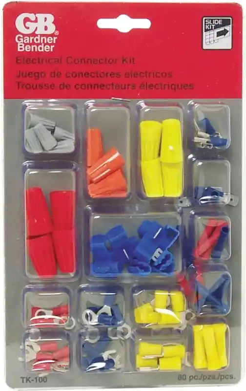 Gardner Bender WireGard 22-10 Ga. Insulated Wire Wire Connector Multicolored 80 Pk