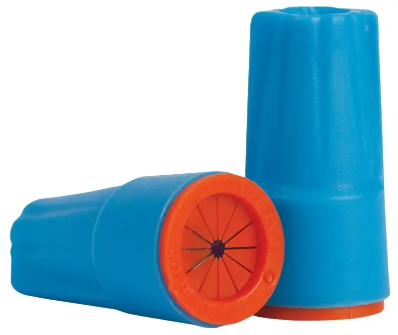 King Innovation Copper Wire Waterproof Wire Connector Aqua/Orange 25 Pk