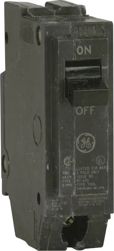 20 Amp Single Pole Circuit Breaker For Residential Electrical Panels