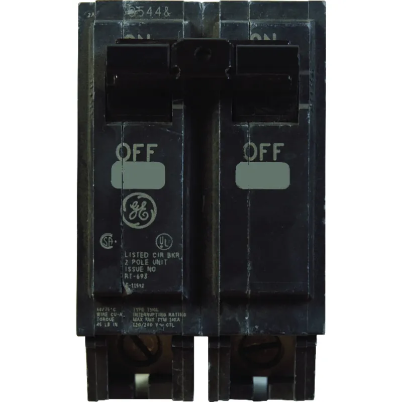 40 Ampere Double Pole Circuit Breaker For Residential Electrical Panels