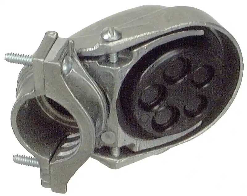 Conduit Fitting, Service Entrance Cap, Aluminum, 2-In.
