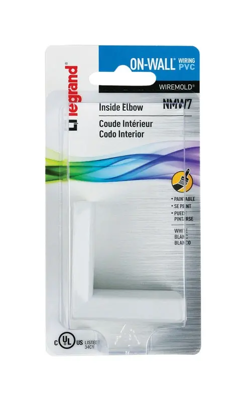 Legrand On-Wall Inside Elbow 1 Pk