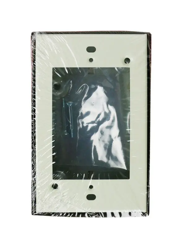 Rectangle Steel 1 Gang Outlet Box Ivory - Model V5748s