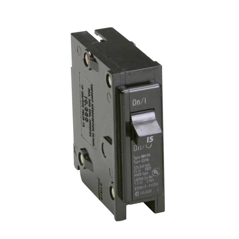Single-Pole Interchangeable Circuit Breaker, 15A