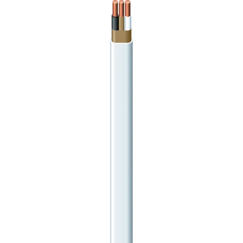 Non-Metallic Romex Sheathed Electrical Cable With Ground, 14/2, 100 Ft.