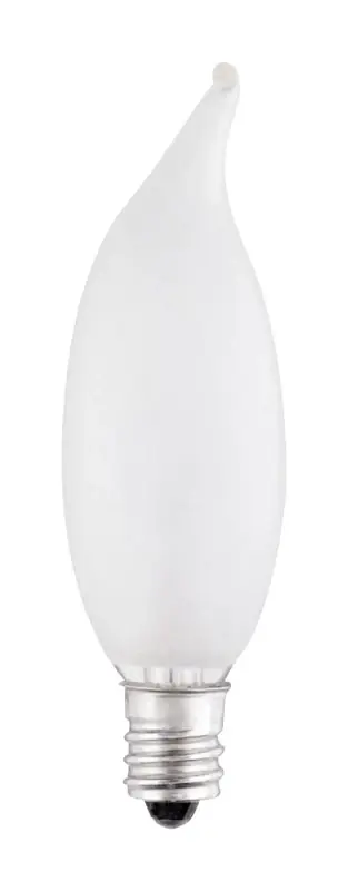 Westinghouse 15 W E12 Decorative Incandescent Bulb E12 (Candelabra) Warm White 2 Pk