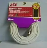 25ft Rg6u Coaxial Video Cable - White, Model 140044-00