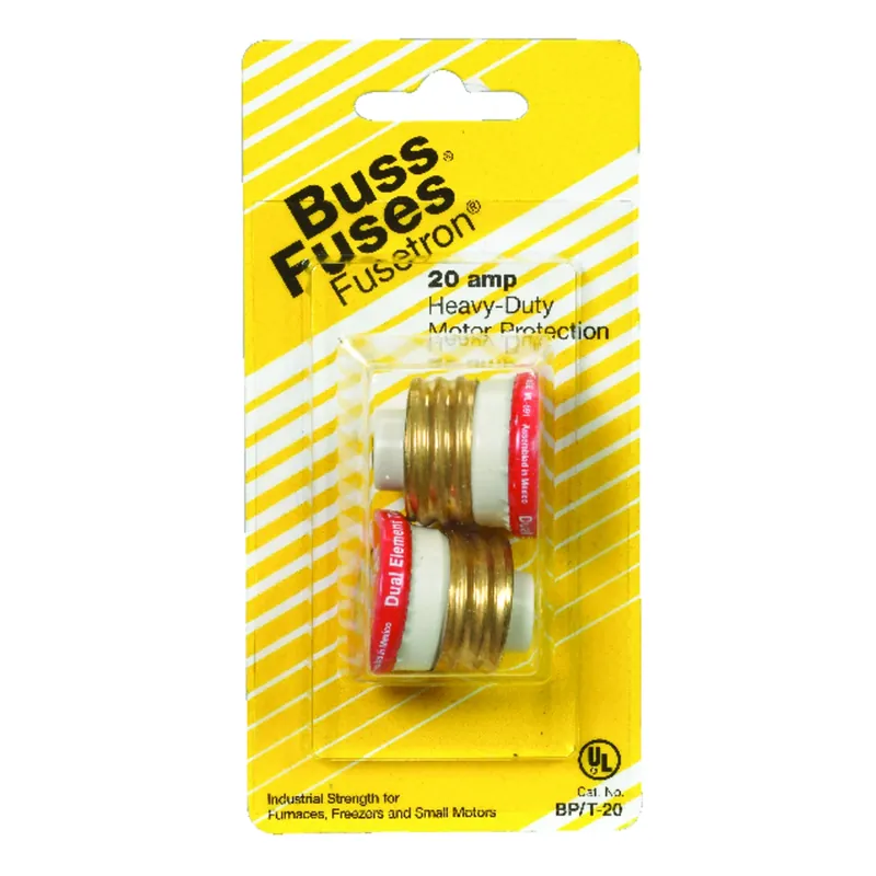 Bussmann 20 Amps Time Delay Plug Fuse 2 Pk