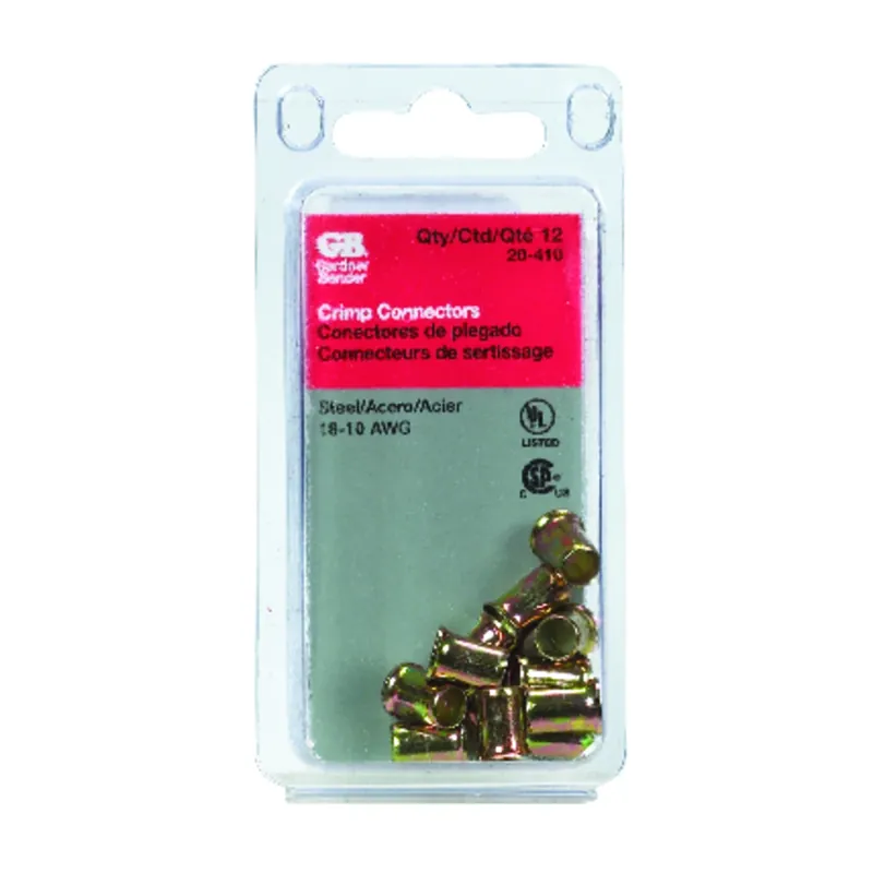 Gardner Bender 18-10 Ga. Insulated Wire Crimp Connectors Gold 12 Pk