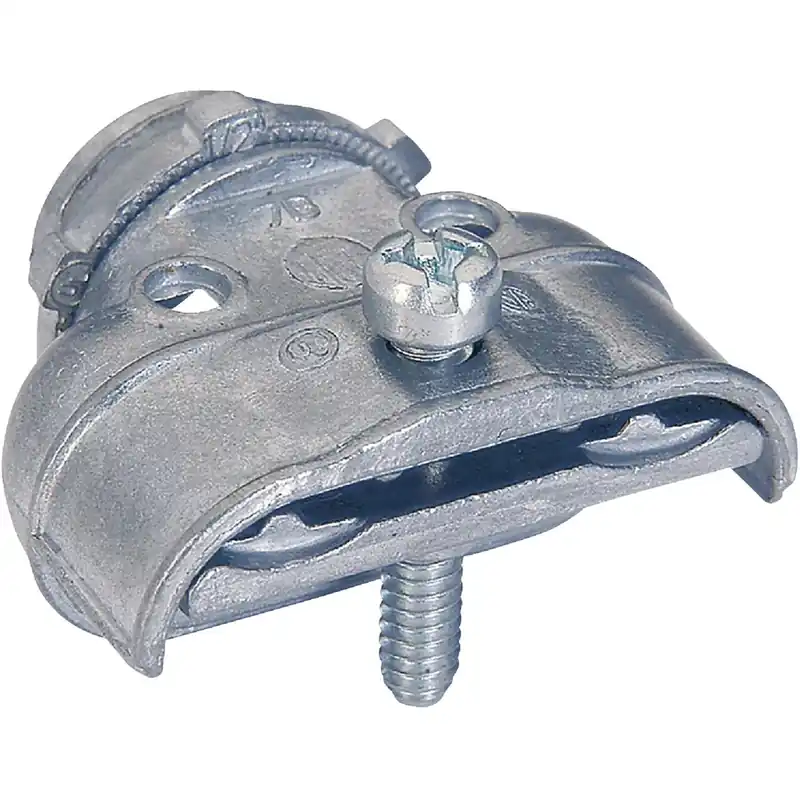 Sigma Engineered Solutions ProConnex 3/8 In. D Die-Cast Zinc Duplex Connector For AC, MC And FMC/RWF