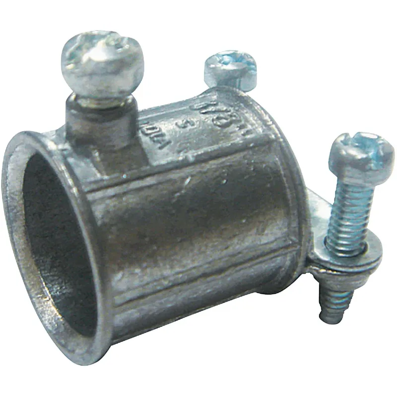 Sigma Engineered Solutions ProConnex 1/2 - 3/8 In. D Die-Cast Zinc Combination Coupling For EMT/NM 1