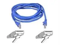 Belkin A3l791-25-blu-s 25 Ft. Cat 5e Snagless Patch Cable With Rj45 Connectors - Blue