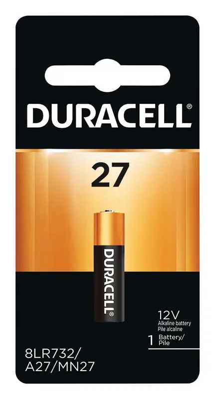 Duracell Alkaline 27 12 V 20 MAh Security Battery 1 Pk
