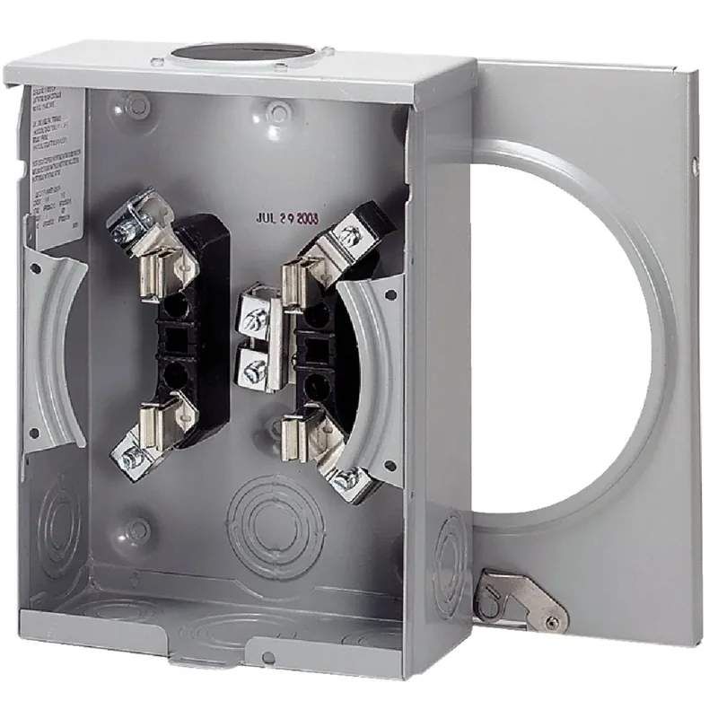 125a 600v 4-jaw Ringless Meter Socket For Overhead/underground Service