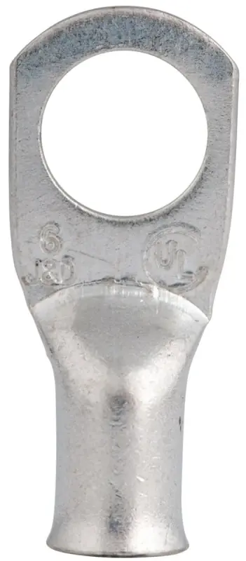Gardner Bender Xtreme 6 Ga. Insulated Wire Electrical Lug Silver 2 Pk