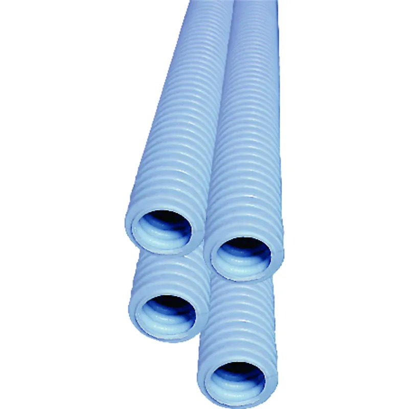 Ez Flex 1/2 In. D X 10 Ft. L Pvc Schedule 40 Flexible Electrical Conduit