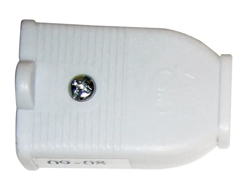 Pass & Seymour 15A White Polarized Connector