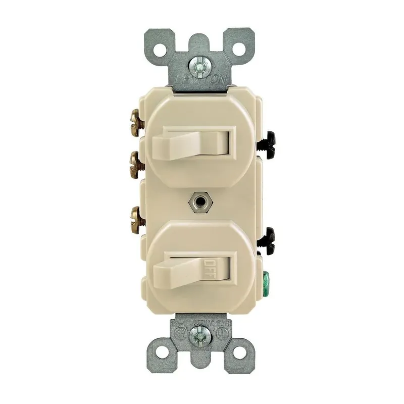 R61-05241-iks Ivory 15a Single Pole & 3-way Duplex Switch