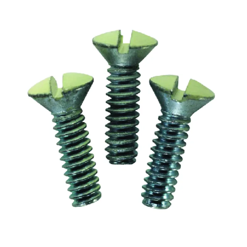 Leviton Ivory Metal Wall Plate Screws 20 Pk