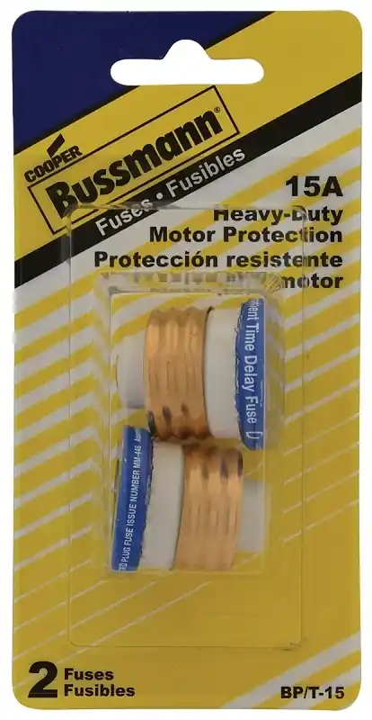Bussmann 15 Amps T-Type Plug 2 Pk
