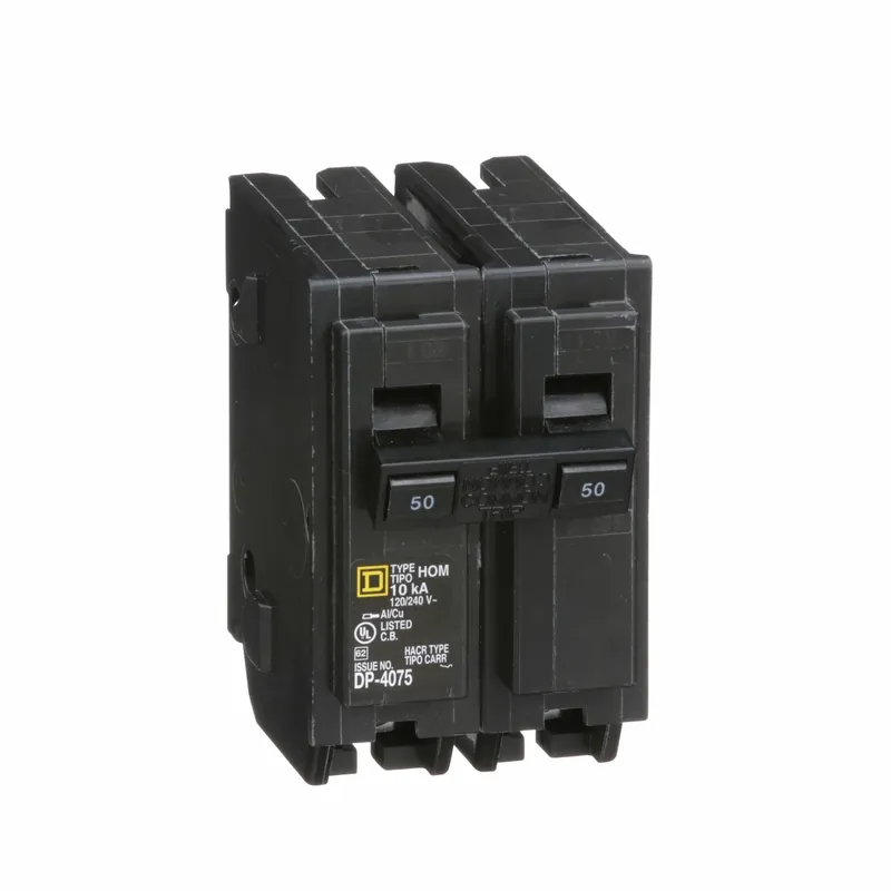 Homeline 50-Amp Double-Pole Circuit Breaker