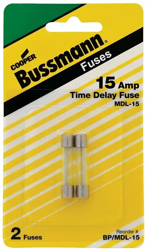 Bussmann 15 Amps Time Delay Fuse 2 Pk