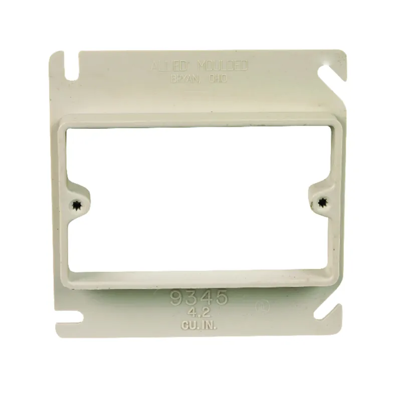 Fiberglasbox 14 Cu In Round Fiberglass 1 Gang Outlet Box Beige