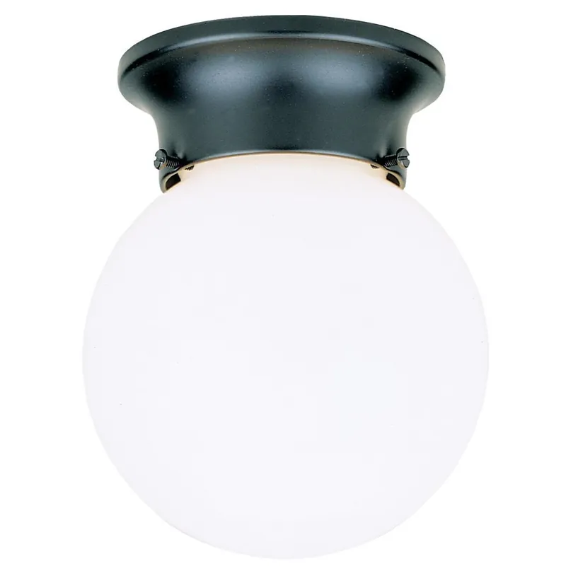 60-Watt Porch Light, Black
