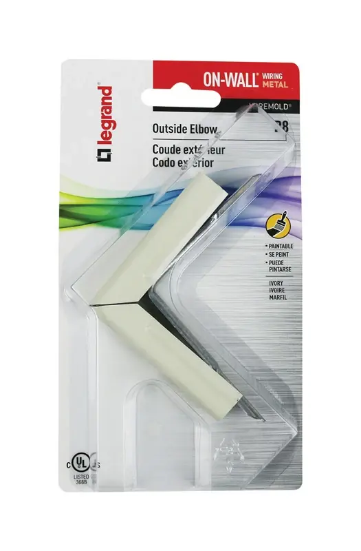 Legrand On-Wall Outside Elbow 1 Pk