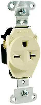 Pass & Seymour 20A Heavy-Duty Single Outlet