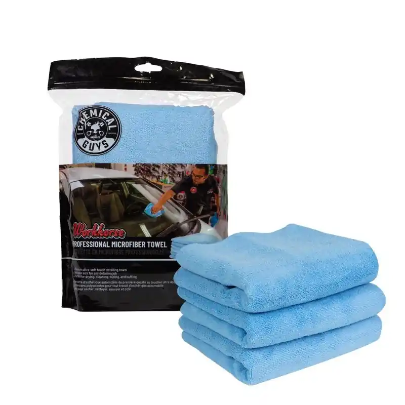 Chemical Guys 16 In. L X 16 In. W Microfiber Cleaning Towel 3 Pk