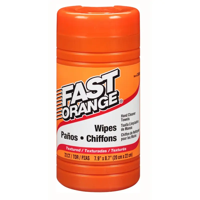 Permatex Fast Orange Citrus Scent Cleaning Wipes 72 Ct