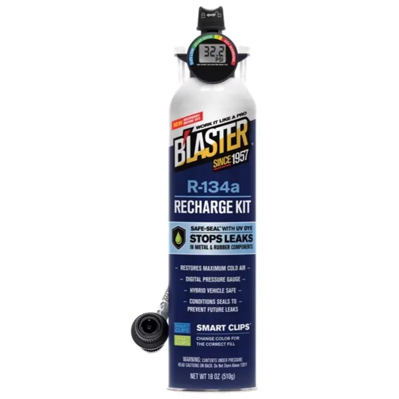 A/C Refrigerant Recharge Kit, Digital Gauge, 18 Oz.