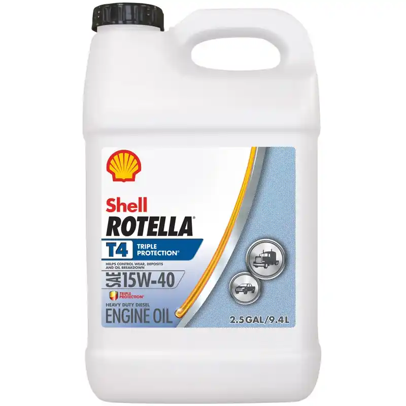 Shell Rotella 15W-40 Diesel Heavy Duty Engine Oil 2.5 Gal 1 Pk