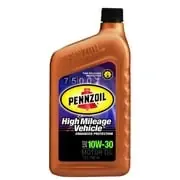 Pennzoil High Mileage SAE 10W-30 Motor Oil